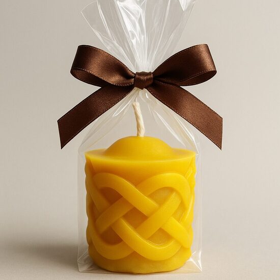 Vītā lenta - Bišu vaska svece