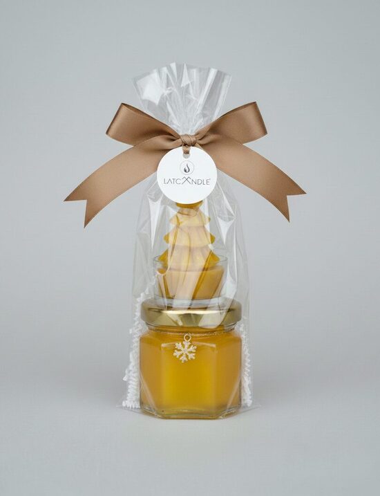 Korporatīvās dāvanas- Medus un 3D eglīte