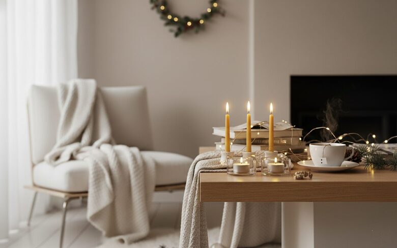 bišu vaska galda sveces